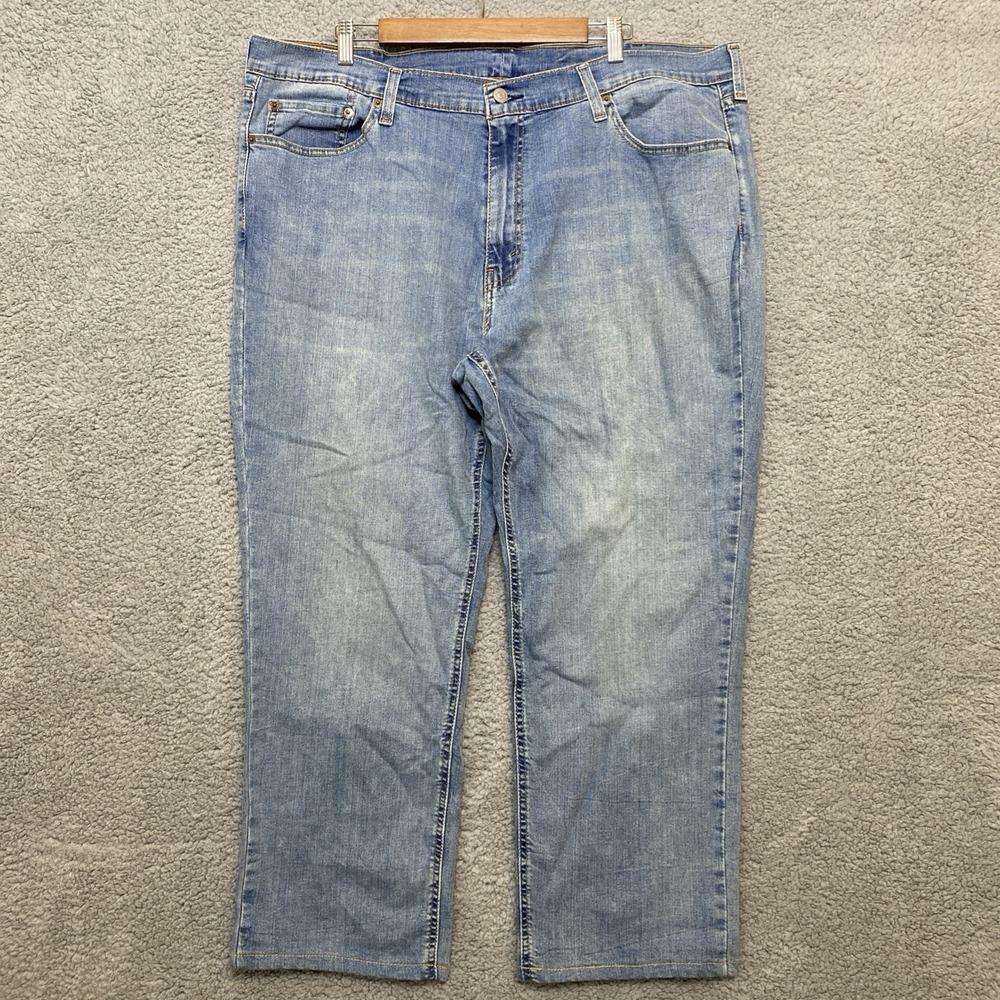 Levi's 541 Jeans Men 46x30 (altered) Blue Denim Light Wash Athletic Fit Heritage